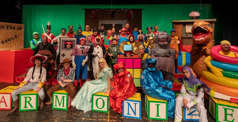 The Hunterdon Harmonizers' dressed as toys for their holiday show.
