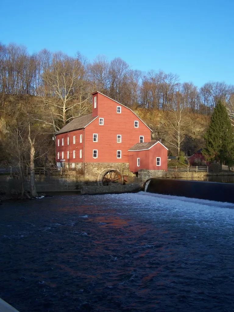 The world famous Red Mill in Clinton, New Jersey.