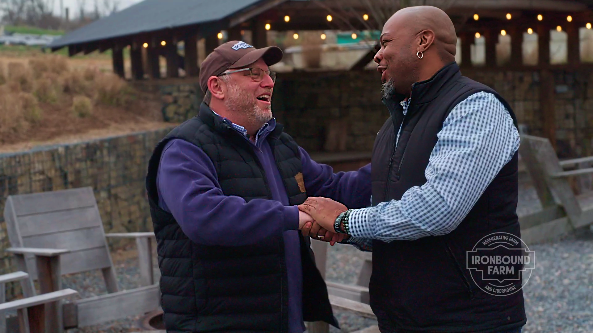 Chef Aaron McCargo Jr at Ironbound Farm