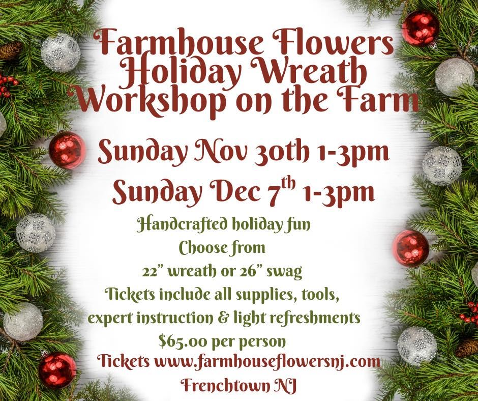 Holiday Wreath Workshop on the Farm